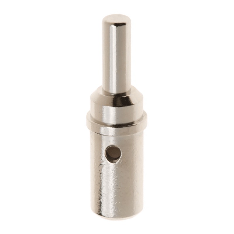 Contact mâle grosseur 8 fermé 10-8 GA plaqué nickel (pour Deutsch séries DT, HD10 et HD30)