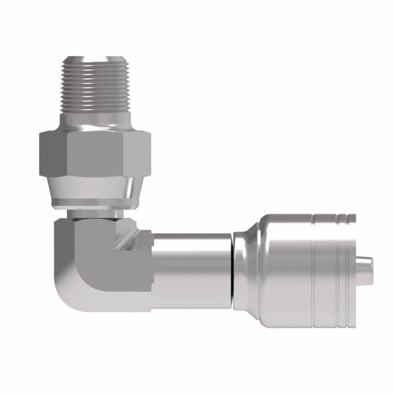 1/4 hose X 1/4 M-NPTF 90 deg swivel fitting (for H280, H290, H039, EC215 hoses)