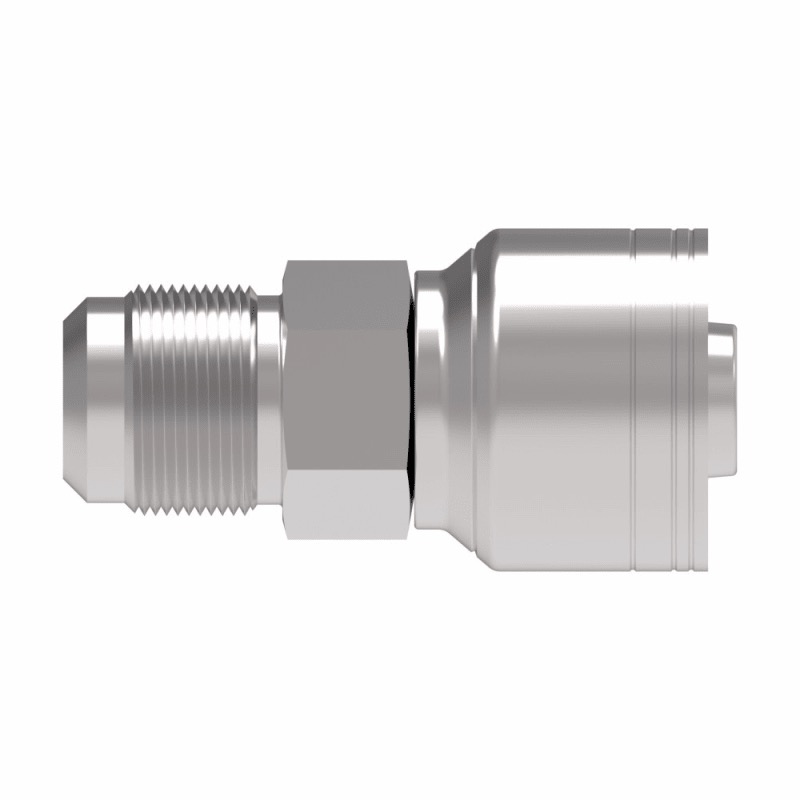 Raccord rigide 3/8 boyau X 3/8 M-SAE45 droit (pour boyaux H280, H290, H039, EC215)
