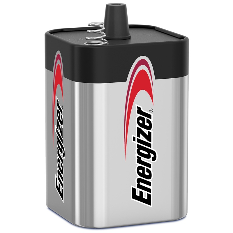 PILE INDUST.ALCALINE ENER 6 VOLT RESSORT CARR