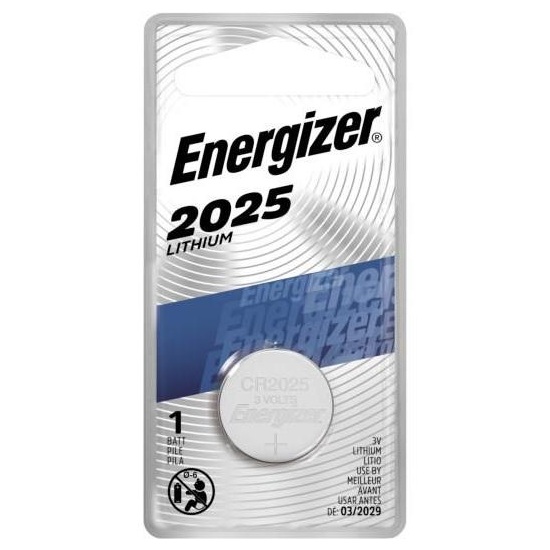 Pile bouton au lithium Energizer® CR2025 3V