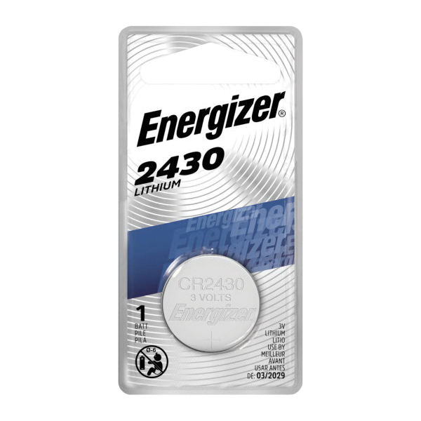 Pile bouton au lithium Energizer® CR2430 3V