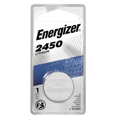 Pile bouton au lithium Energizer® CR2450 3V