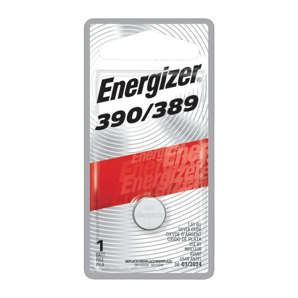 Pile bouton à l'oxyde d'argent Energizer® 389 1.5V