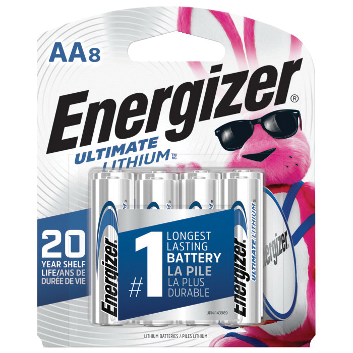 Pile au lithium Energizer® AA 1.5V (pck 8)