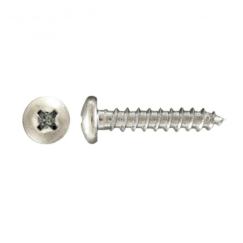 Vis à métal tête tronconique (pan) prise Phillips® #4 X 1/4 zinc