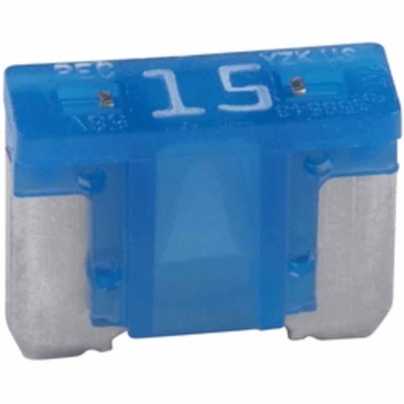 MINI low profile blade fuse 32V 15A blue