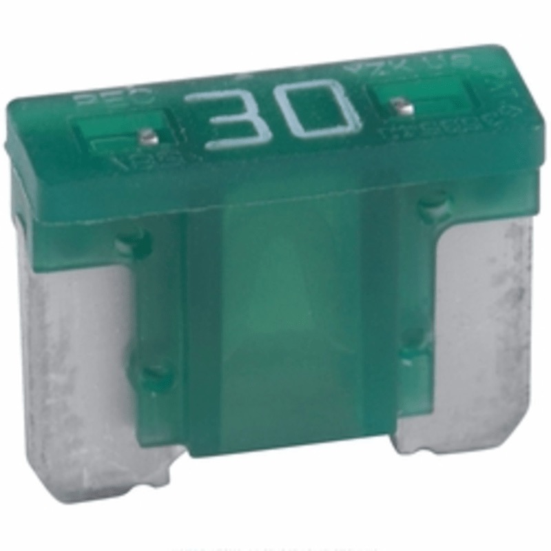 MINI low profile blade fuse 32V 30A green