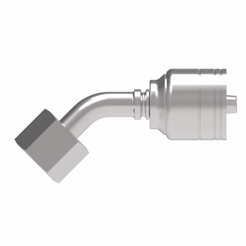 1/4 hose X M14 X 1.50 DIN DKO l.Rh female 45 deg swivel fitting (for H280, H290, H039, EC215 hoses)