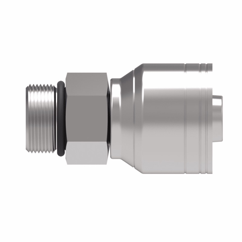 Raccord rigide 1/4 boyau X 1/4 M-ORB droit (pour boyaux H280, H290, H039, EC215)