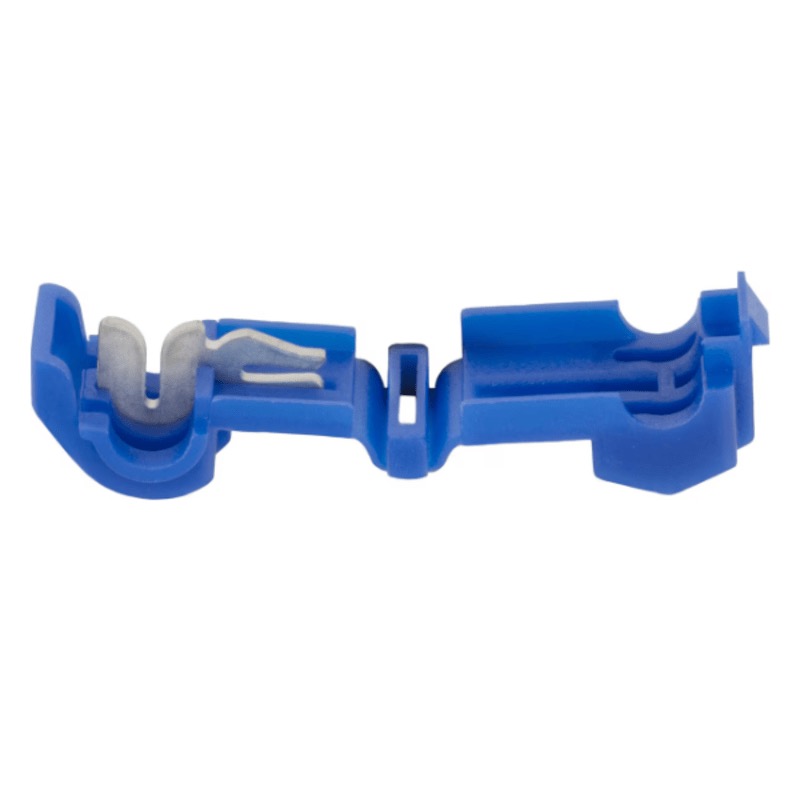 PVC insulated T-tap connector 16-14 GA blue