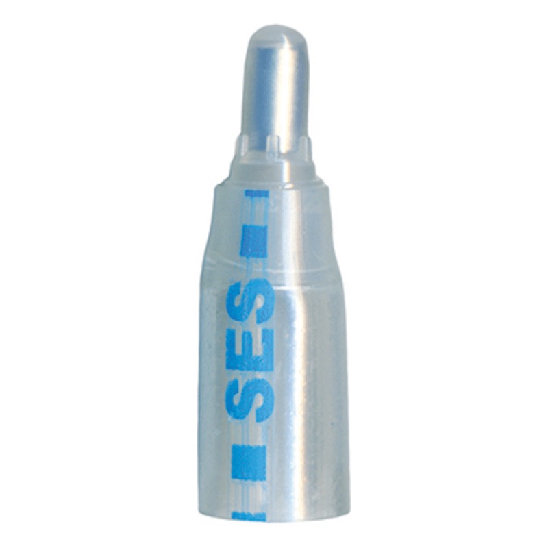Crimp and seal closed-end connector 22-14 GA clear