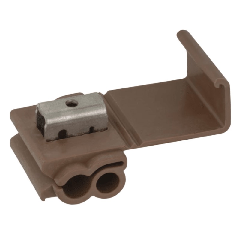 PVC insulated quick tap connector 18-10 GA tan