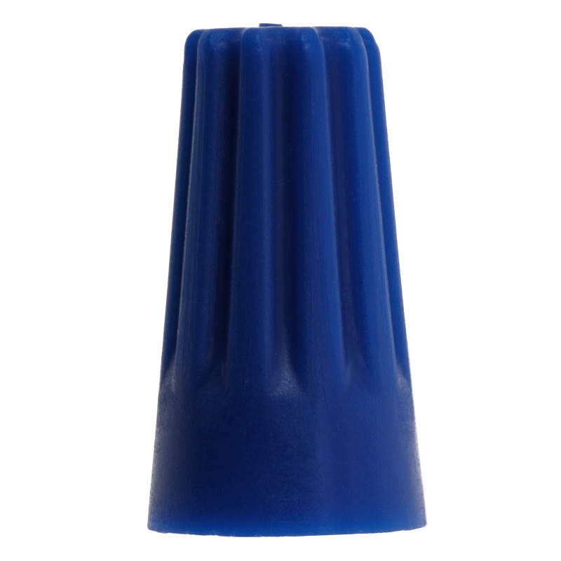 Screw-on wire connector 22-14 GA blue