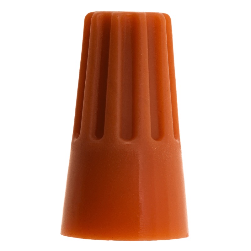 Screw-on wire connector 20-14 GA orange