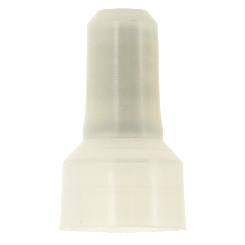 Nylon closed-end connector 16-14 GA clear