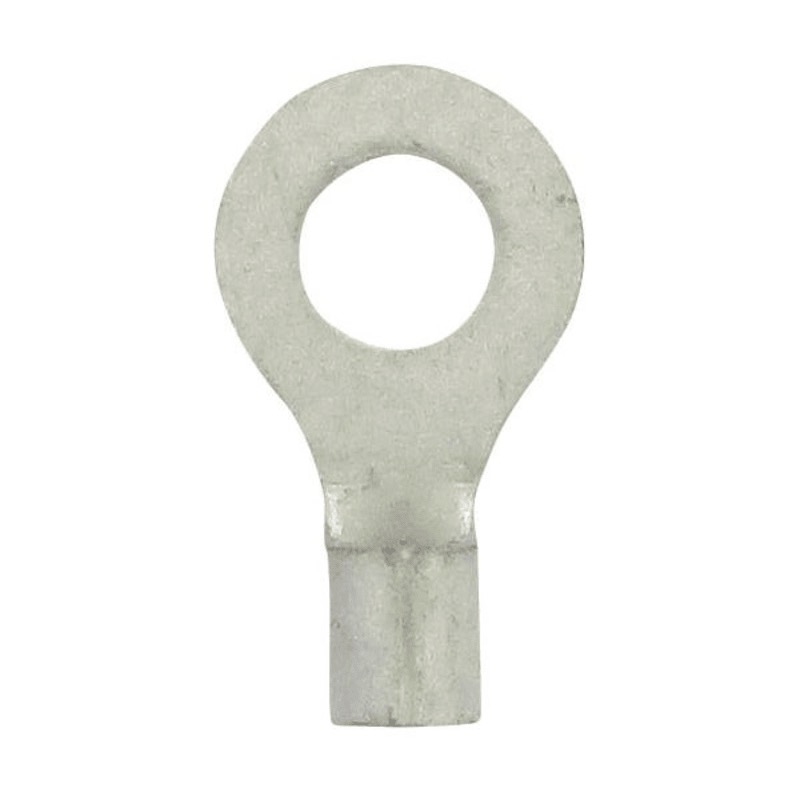 Non-insulated ring terminal 22-18 GA X 1/4 high temperature