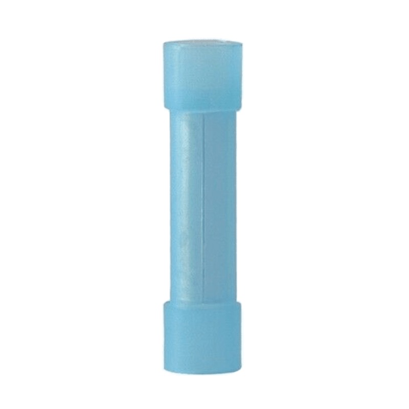 Union antivibration isolé en nylon 16-14 GA bleu