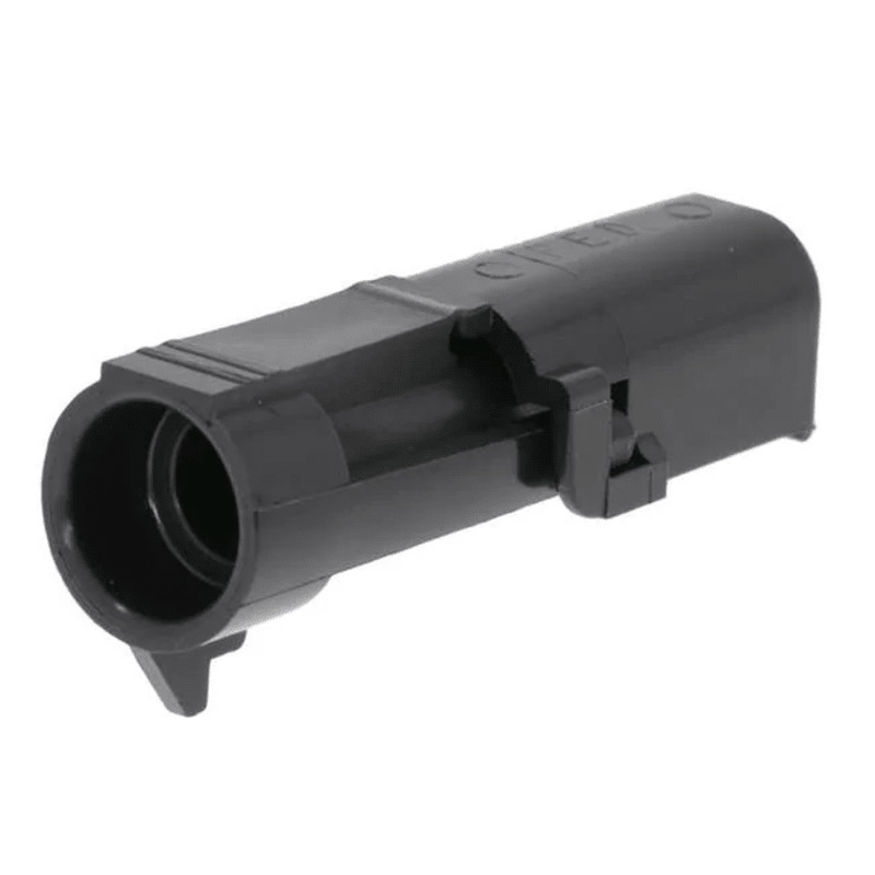 1 cavity GM Weather-Pack shroud (12010996)