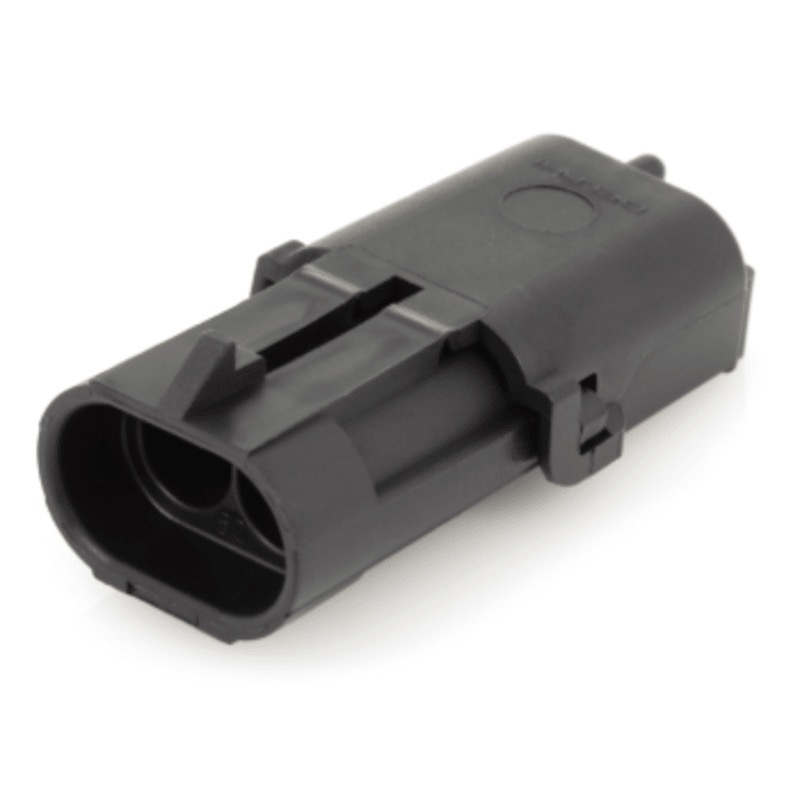 2 cavity GM Weather-Pack shroud (12010973)