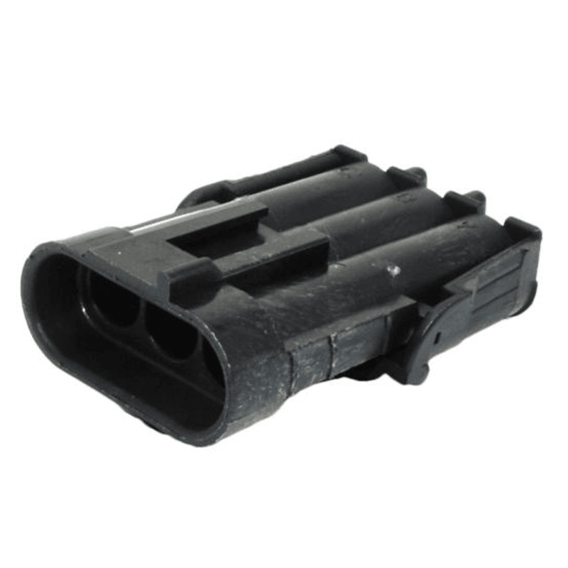 3 cavity GM Weather-Pack shroud (12010717)