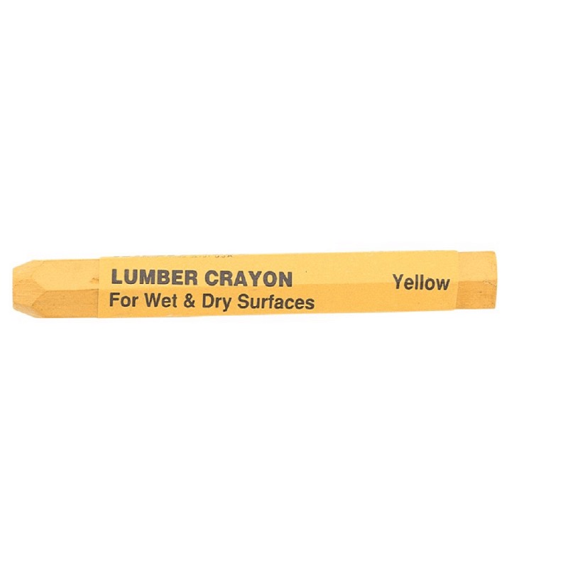 Crayon Lumber DIXON JAUNE Pour le bois. Résistant à l’eau.