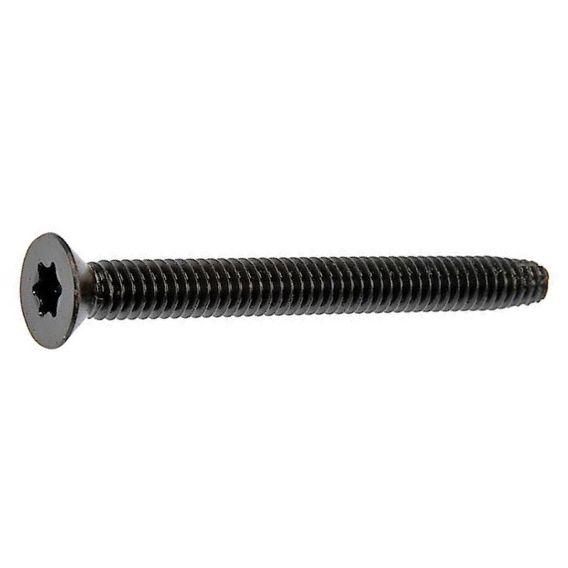Vis à plateforme autotaraudeuse type F tête plate prise Torx® 1/4-20 X 1-1/2 phosphate noir