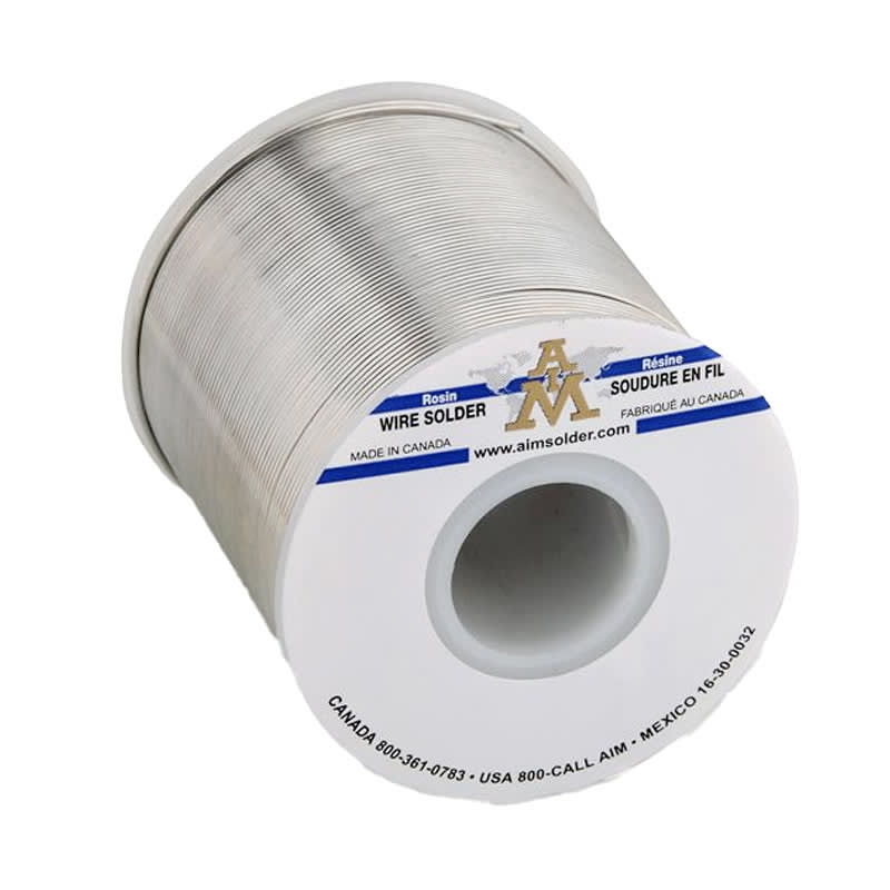 Rosin core solder wire reel SN60 / PB40 0.062 in