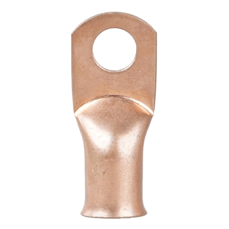 Stud battery straight lug 4 GA X 3/8 copper