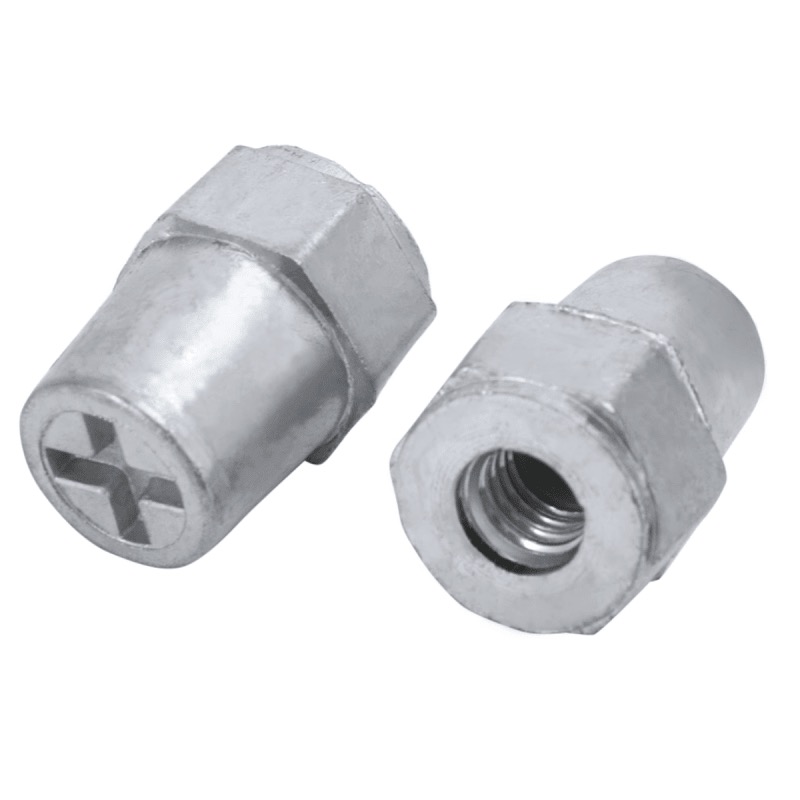 Convertisseurs de bornes à batterie filetées 3/8" à bornes standards (paire positif / négatif)