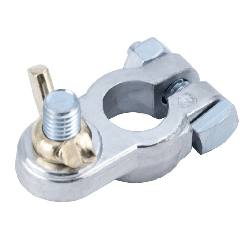 Convertisseur de bornes à batterie standards à bornes filetées 3/8" positif en plomb (application maritime)