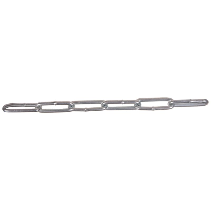 CHAINE D'ATTELAGE MAILLON DROIT ZINC #4 X 100'