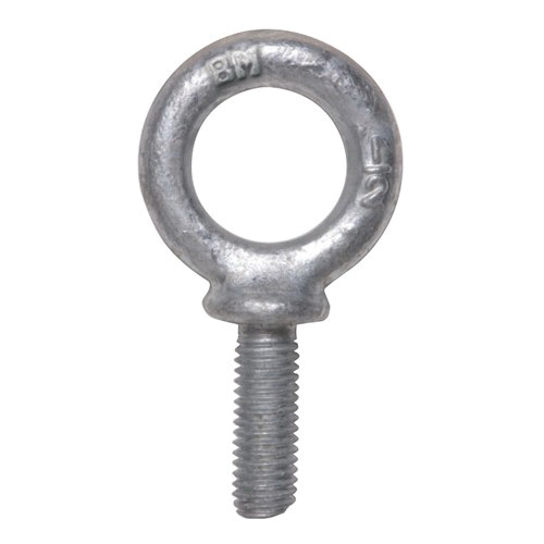 SHOULDER TYPE MACHINERY EYE BOLTS (ZINC PLATED, DROP-FORGED  1/2  x 2-1/2