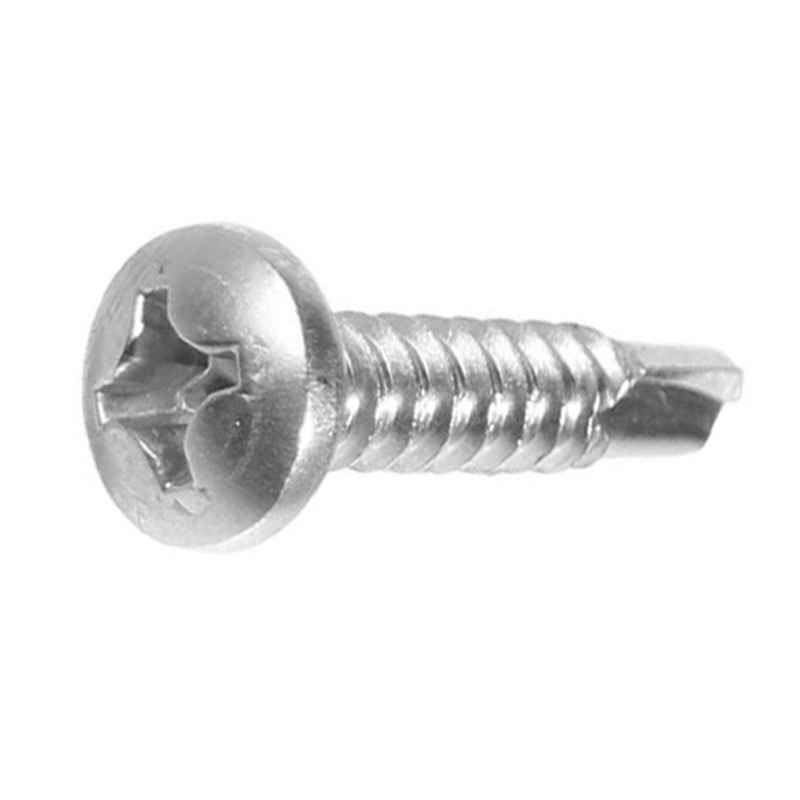 Vis à métal autoperceuse style Tek® tête tronconique (pan) prise Phillips® #8 X 1/2 zinc