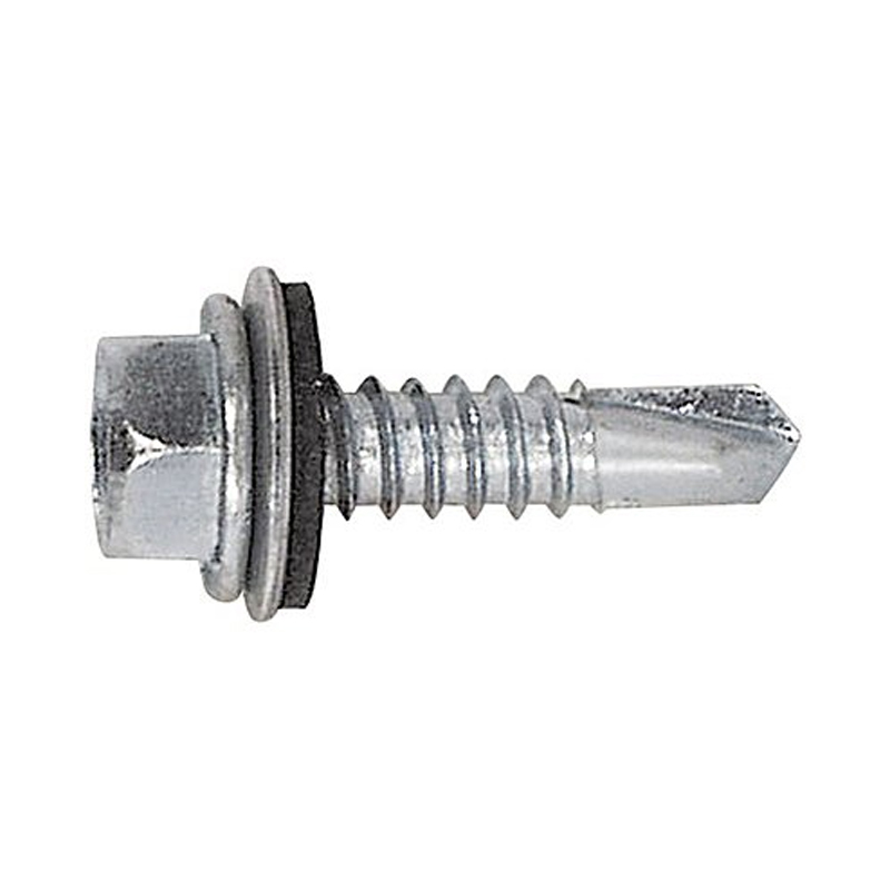 Self-drilling roof screw flat washer hex head #10 X 1-1/2 JS1000