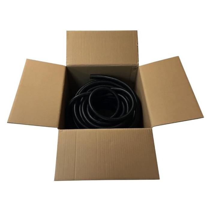 Gaine fendue en polyéthylène 1-1/2 po X 150 pi noire (vrac)