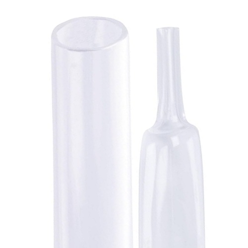 Tube thermorétractable à paroi double adhésive flexible 3:1 1/8 po (0.125) X 6 po (24-18 GA) clair