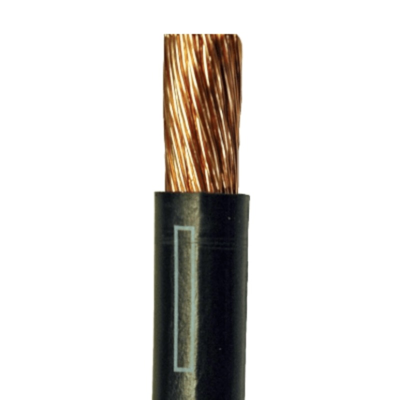 SGT battery cable 1/0 GA X 100' black and black color-coded stripe