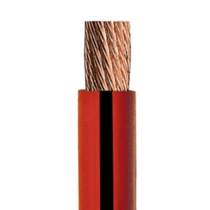 SGT battery cable 1/0 GA X 50' red and black color-coded stripe