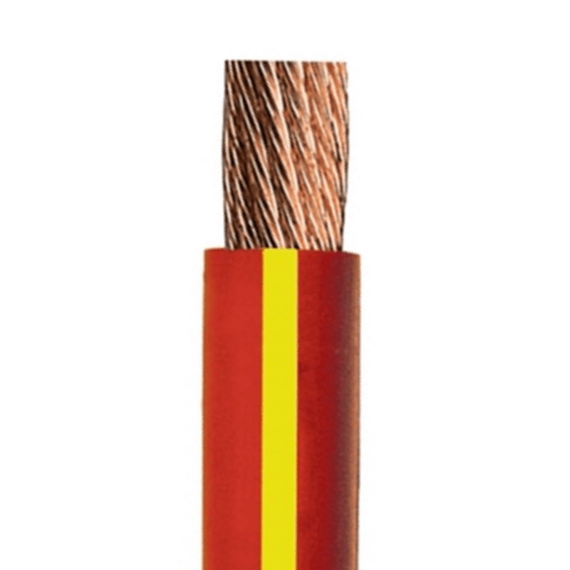 SGT battery cable 4/0 GA X 25' red and yellow color-coded stripe