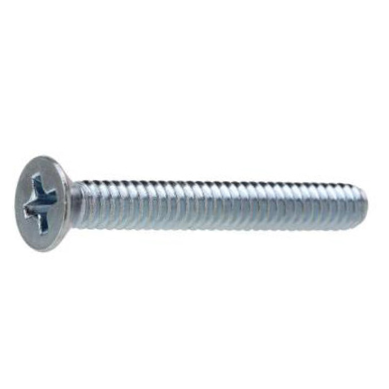 Vis mécanique tête plate prise Phillips® #4-40 X 5/16 zinc