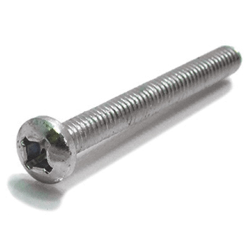 Machine screw pan head Quadrex® drive #8-32 X 1 zinc