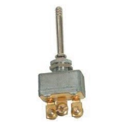 SPDT toggle switch 50A 12V Mom On-Off-Mom On 3 screws 1-1/2 in chrome handle (long)