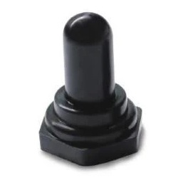Protecteur noir fermé pour levier d'interrupteur standard (1/pqt)