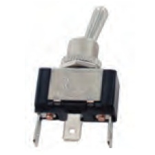 SPDT toggle switch 20A 12V On-On 3 blades 11/16 in chrome handle (standard)