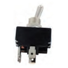 DPST toggle switch 20A 12V On-Off 4 blades 11/16 in chrome handle (standard)