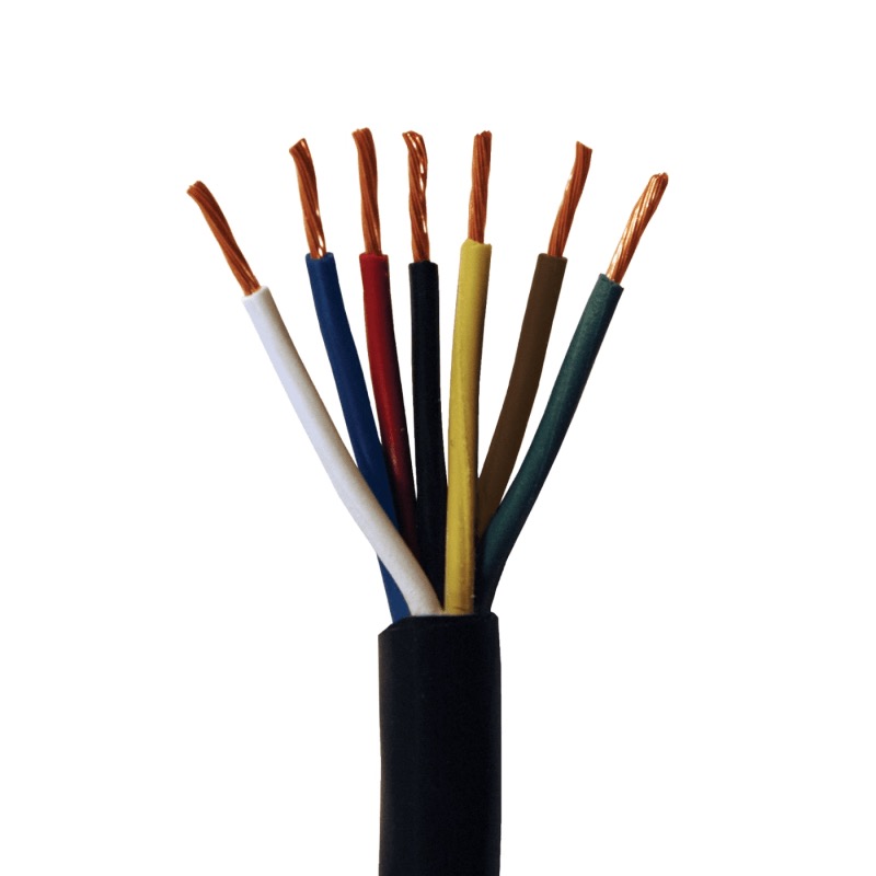 Câble 7 conducteurs pour VR 1/12 GA, 2/10 GA et 4/14 GA X 100 pi gaine noire