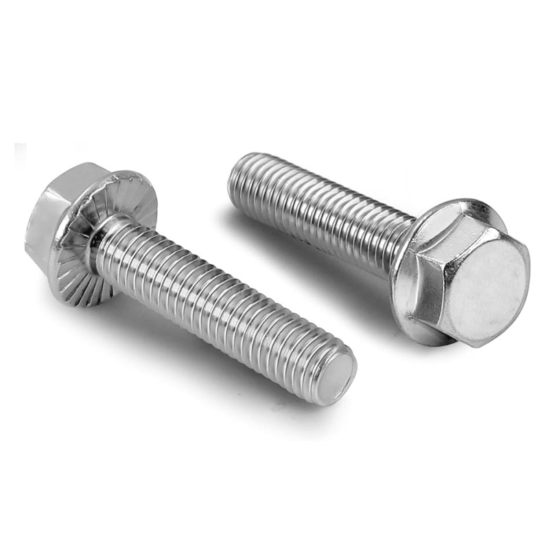 Boulon hex à embase rainurée 1/4-20 X 2-1/2 UNC G5 zinc (FT)