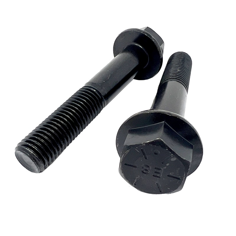 Flanged hex frame bolt 3/8-16 X 1-3/4 UNC G8 bare metal (PT)