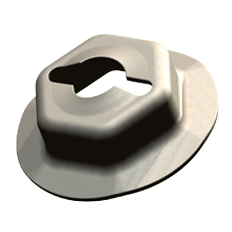 THREAD CUTTING NUT 1/8 STUD SIZE 1/4 HEX